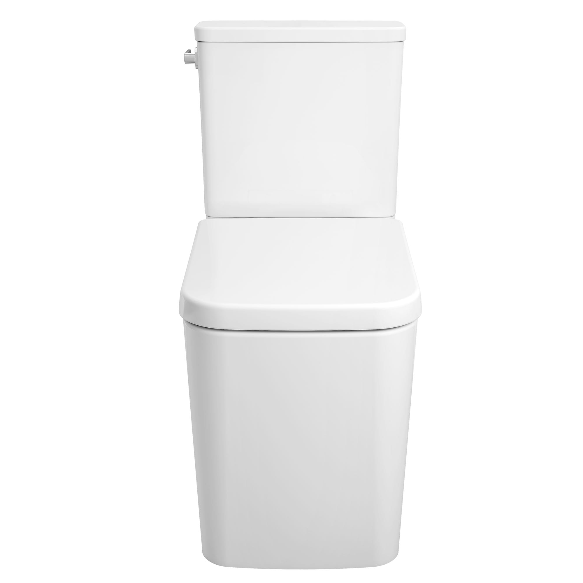 Two-piece Right Height Elongated Toilet with seat, Left-Hand Trip Lever
